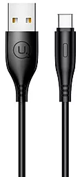 Кабель Usams U18 Round USB-A - Type-C 10w 1.2м cable Black (US-SJ267)