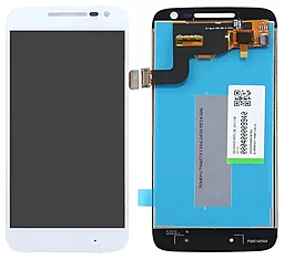 Дисплей Motorola Moto G4 Play (XT1602, XT1603, XT1604, XT1607, XT1609) с тачскрином, White