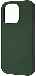 Чехол Wave Full Silicone Cover для Apple iPhone 15 Army Green