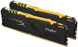 Оперативная память HyperX 32GB (2x16GB) DDR4 2400MHz Fury RGB Black (HX424C15FB3AK2/32) - миниатюра 3