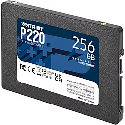 Накопичувач SSD Patriot P220 256GB 2.5" SATAIII TLC (P220S256G25) - мініатюра 3