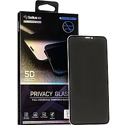 Защитное стекло Gelius Pro 5D Privacy Glass Apple iPhone X, iPhone XS Black(70957)