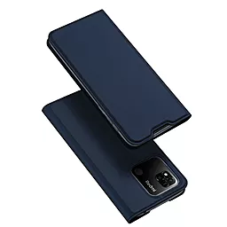 Чехол Dux Ducis с карманом для визиток Xiaomi Redmi 10C Blue