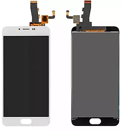 Дисплей Meizu M5, M5 mini с тачскрином, White - фото Дисплей Meizu M5, M5 mini с тачскрином, White