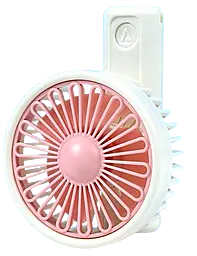 Портативный вентилятор NICHOSI ZB115 Mini с аккумулятором Pink - фото Портативный вентилятор NICHOSI ZB115 Mini с аккумулятором Pink