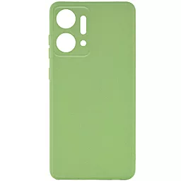 Чохол Silicone Case Candy Full Camera для Huawei Honor X7a Pistachio