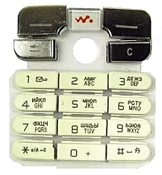 Клавіатура Sony Ericsson W700 White
