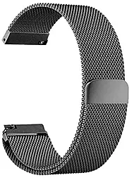 Змінний ремінець для розумного годинника BeCover Milanese Style для Huawei Watch GT/GT 2 46mm/GT 2 Pro/GT Active/Honor Watch Magic/Magic 2/GS Pro/Dream (22mm) Gray (707761)