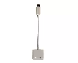 Аудіо-перехідник PowerPlant Lightning - mini-Jack (3.5 mm)/Lightning (CA910427)