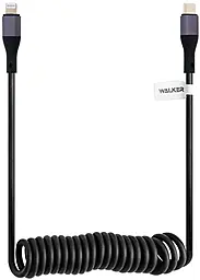 Кабель Walker C190 USB Type-C - Lightning 27w 3a 1м PD сable Black - фото Кабель Walker C190 USB Type-C - Lightning 27w 3a 1м PD сable Black