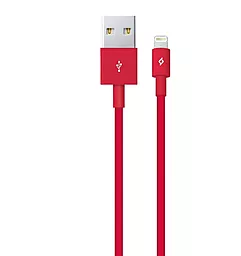 Кабель Ttec USB-A - Lightning 12w 2.4a 1м cable Red (2DK7508K) - фото Кабель Ttec USB-A - Lightning 12w 2.4a 1м cable Red (2DK7508K)