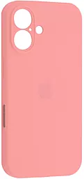 {"ru": "Чехол", "uk": "Чохол"} Silicone Case Full Camera для Apple iPhone 16 Plus Light Pink