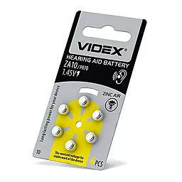 Батарейки Videx ZA10 (A10) 6шт - миниатюра 2 Батарейки Videx ZA10 (A10) 6шт - миниатюра 2