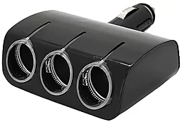 Автомобильное зарядное устройство с разветвителем прикуривателя Olesson 120w 3 cigarette lighter black (1520) - фото Автомобильное зарядное устройство с разветвителем прикуривателя Olesson 120w 3 cigarette lighter black (1520)