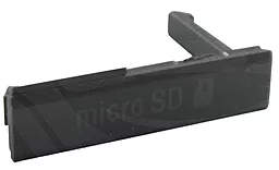 Заглушка гнізда карти пам'яті Sony D2302 Xperia M2 Dual Black