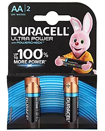 Батарейки Duracell AA (LR6) Ultra Power MN1500 2шт