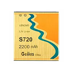 Усиленный аккумулятор Lenovo A800 IdeaPhone / BL197 (2200 mAh) Gelius Ultra - миниатюра 2