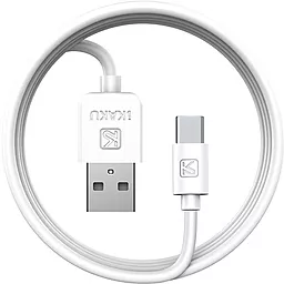 Кабель iKaku KSC-060 SUCHANG USB-A - Type-C 12w 2.4a 1м cable White - фото Кабель iKaku KSC-060 SUCHANG USB-A - Type-C 12w 2.4a 1м cable White