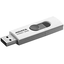 Флешка ADATA UV220 32GB USB 2.0 (AUV220-32G-RWHGY) WHITE/GRAY - миниатюра 2