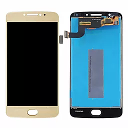 Дисплей Motorola Moto E4 (XT1762, XT1763, XT1766) с тачскрином, Gold