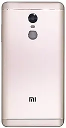 Задняя крышка корпуса Xiaomi Redmi Note 4 Global / Redmi Note 4X Snapdragon со стеклом камеры Gold - фото Задняя крышка корпуса Xiaomi Redmi Note 4 Global / Redmi Note 4X Snapdragon со стеклом камеры Gold