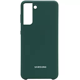 Чехол Epik Silicone Cover Full Protective (AA) Samsung G991 Galaxy S21 Pine Green