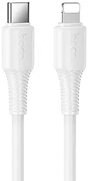 Кабель Hoco X120 USB Type-C - Lightning 27w 3a 1м PD сable White - фото Кабель Hoco X120 USB Type-C - Lightning 27w 3a 1м PD сable White