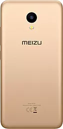 Задняя крышка корпуса Meizu M5C со стеклом камеры, Original Gold - фото Задняя крышка корпуса Meizu M5C со стеклом камеры, Original Gold
