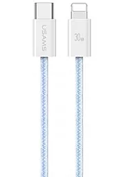 Кабель USB PD Usams U86 30w 3a 1.2m USB Type-C - Lightning cable blue (US-SJ657)