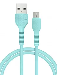 Кабель ACCLAB USB-A - micro USB 12w 2.4a 1.2м cable mint (AL-CBCOLOR-M1MT) - миниатюра 2 Кабель ACCLAB USB-A - micro USB 12w 2.4a 1.2м cable mint (AL-CBCOLOR-M1MT) - миниатюра 2