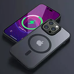 Чехол Epik Metal Buttons with MagSafe Colorful для Apple iPhone 13 Pro Max Black - миниатюра 6