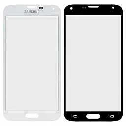 Корпусное стекло дисплея Samsung Galaxy S5 G900F, G900M, G900T, G900K, G900S, G900I, G900A, G900W8, G900L, G900H White - фото Корпусное стекло дисплея Samsung Galaxy S5 G900F, G900M, G900T, G900K, G900S, G900I, G900A, G900W8, G900L, G900H White
