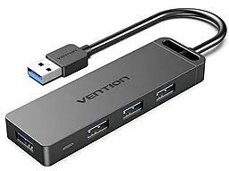 Мультипортовий USB-A хаб Vention 4-in-1 black (CHLBB) - фото Мультипортовий USB-A хаб Vention 4-in-1 black (CHLBB)