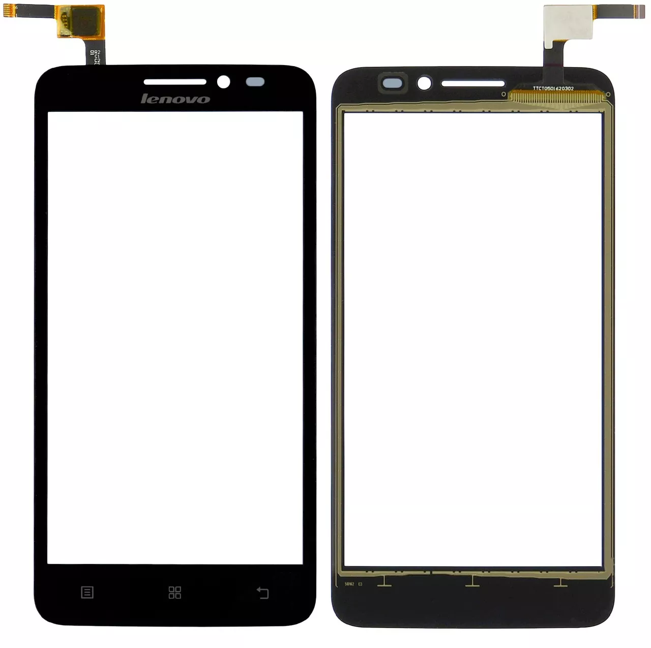 Сенсор (тачскрин) Lenovo A606 Black - фото 1