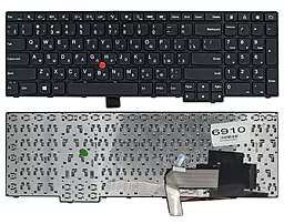 Клавіатура для ноутбуку Lenovo Thinkpad Edge E550 E550C E555 fingerpoint SN20F22474