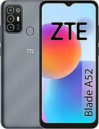 Смартфон ZTE Blade A52 4/64GB Gray - фото Смартфон ZTE Blade A52 4/64GB Gray
