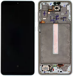 Дисплей Samsung Galaxy A33 A336 з тачскріном і рамкою, (OLED), White