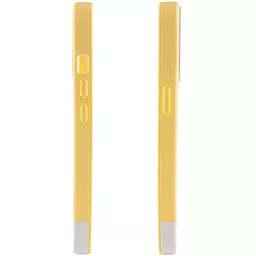 Чехол Epik TPU+PC Bichromatic для Apple iPhone 13 (6.1") Creamy-yellow / White - миниатюра 3