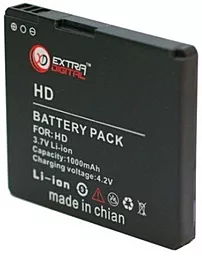 Акумулятор HTC Touch HD T8282 / BLAC160 / BA S340 / BMH6231 (1000 mAh) ExtraDigital - мініатюра 2