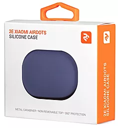 Силиконовый чехол 2E для Xiaomi Redmi AirDots Pure Color Silicone Lavender - миниатюра 3