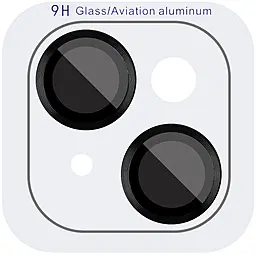 Защитное стекло Epik Metal Classic на камеру для Apple iPhone 15, iPhone 15 Plus Midnight - фото Защитное стекло Epik Metal Classic на камеру для Apple iPhone 15, iPhone 15 Plus Midnight