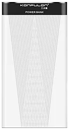 Повербанк Konfulon Х6 10000 mAh 18W White - фото Повербанк Konfulon Х6 10000 mAh 18W White