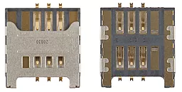 Конектор SIM-карти Samsung E1050 / E1080 - фото Конектор SIM-карти Samsung E1050 / E1080