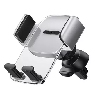 Держатель Baseus Easy Control Clamp Car Mount Holder (Air Outlet Version) Silver (SUYK000112) - фото 4