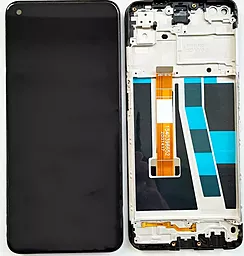 Дисплей Oppo A52, A72 4G, A92 (12 MP) (rev. 1540396652) с тачскрином и рамкой, оригинал, Black - фото Дисплей Oppo A52, A72 4G, A92 (12 MP) (rev. 1540396652) с тачскрином и рамкой, оригинал, Black
