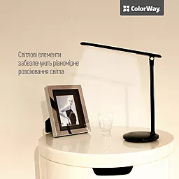 Настольная LED лампа ColorWay CW-DL02B-B - миниатюра 6