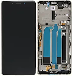 Дисплей Sony Xperia L3 (I3312, I3322, I4312, I4332) с тачскрином и рамкой, Black