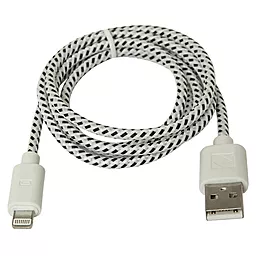 Кабель Defender USB-A - Lightning 12w 2.4a 1м cable White (87471) - фото Кабель Defender USB-A - Lightning 12w 2.4a 1м cable White (87471)