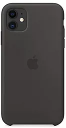 Чехол Apple Silicone Case PB for iPhone 11 Black