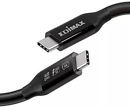 USB PD Кабель Edimax Thunderbolt3 40Gbps USB Type-C - Type-C Cable Black